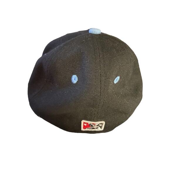 Hickory Crawdads New Era Authentic SZ 6 3/4 59FIFTY Hat Cap Blue - Picture 3 of 9